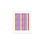 Colorful tye&die stripes Art Print Gallery Image 1