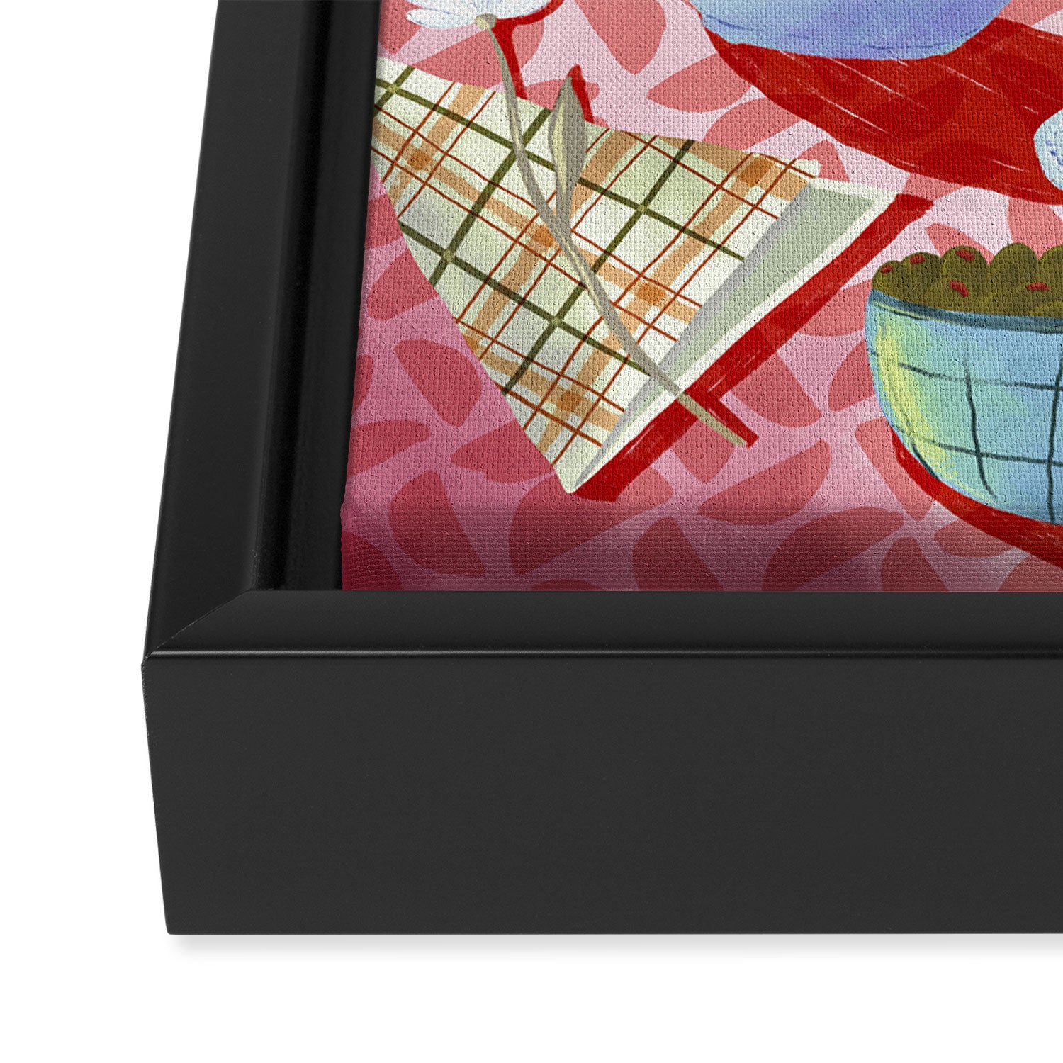 Dinner Still Life Framed Canvas Print Gallery Image 3