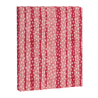 Dotted stripes - Red & pink Canvas Print Gallery Image 3
