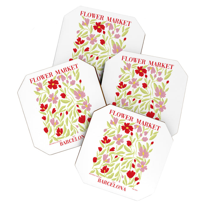 Floral Poster Coaster Gallery Image 1