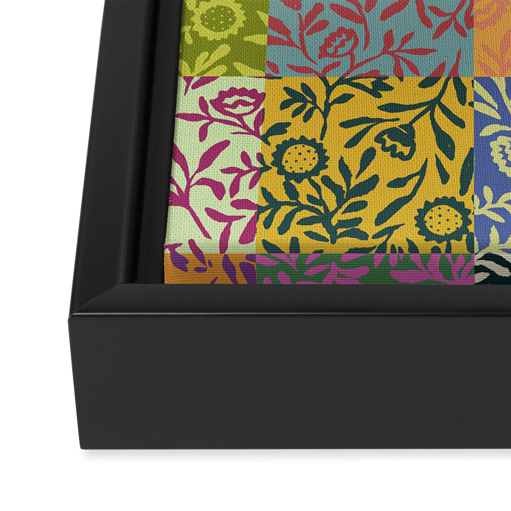 Full color patch Framed Canvas Print Gallery Image 3