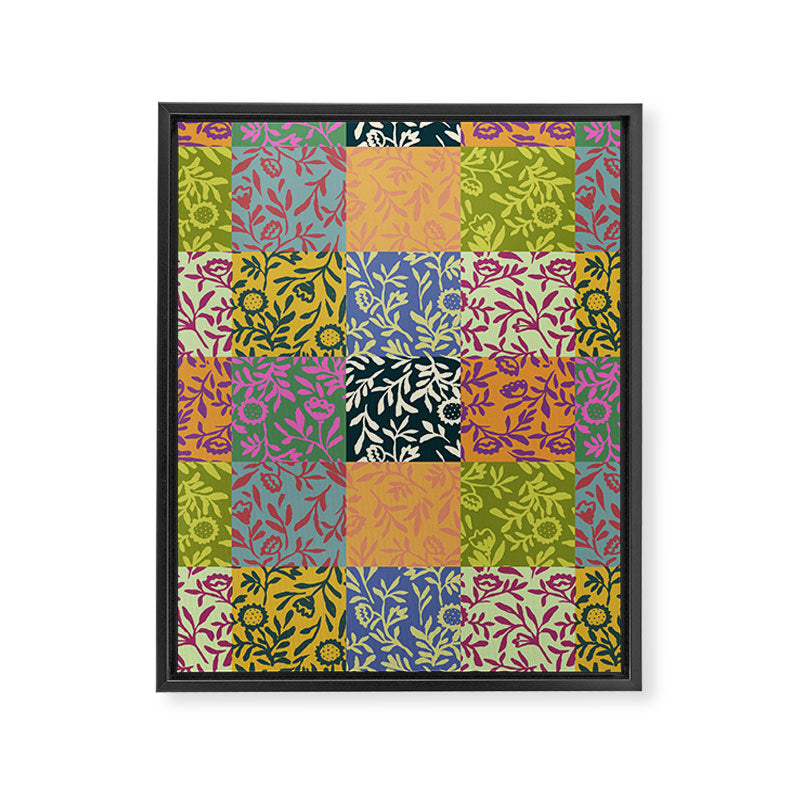 Full color patch Framed Canvas Print Gallery Image 8