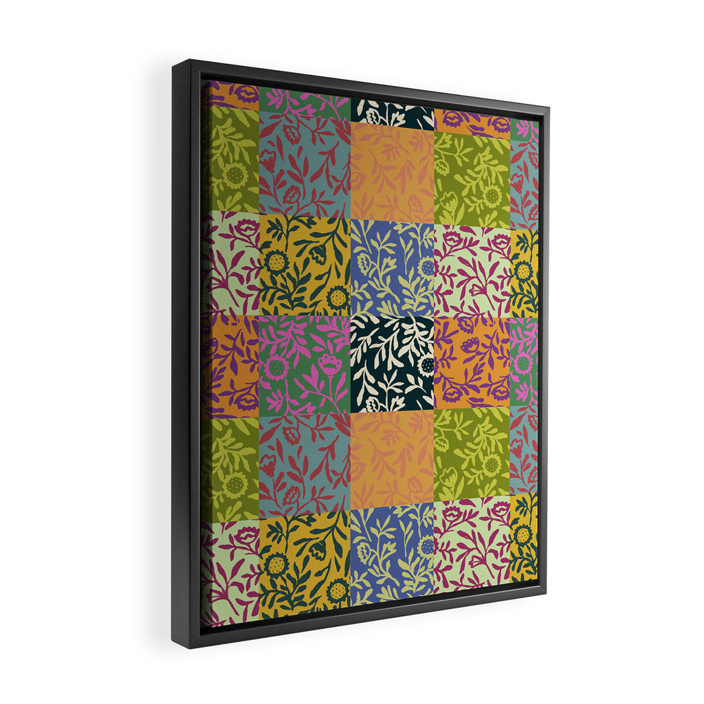 Full color patch Framed Canvas Print Gallery Image 2