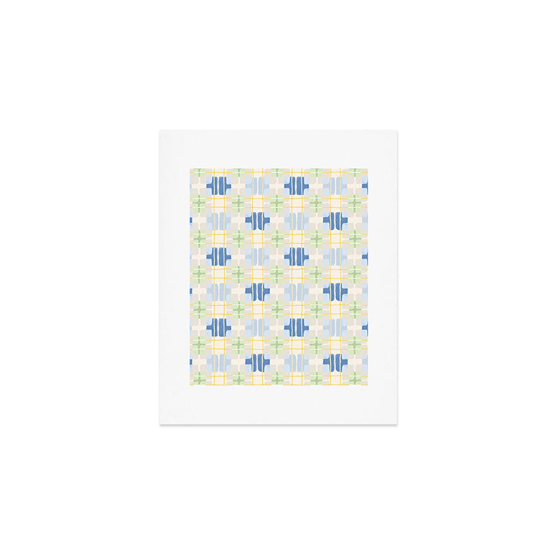 Geo handmade squares Art Print Gallery Image 1