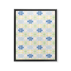 Geo handmade squares Framed Canvas Print Gallery Image 8