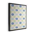 Geo handmade squares Framed Canvas Print Gallery Image 2