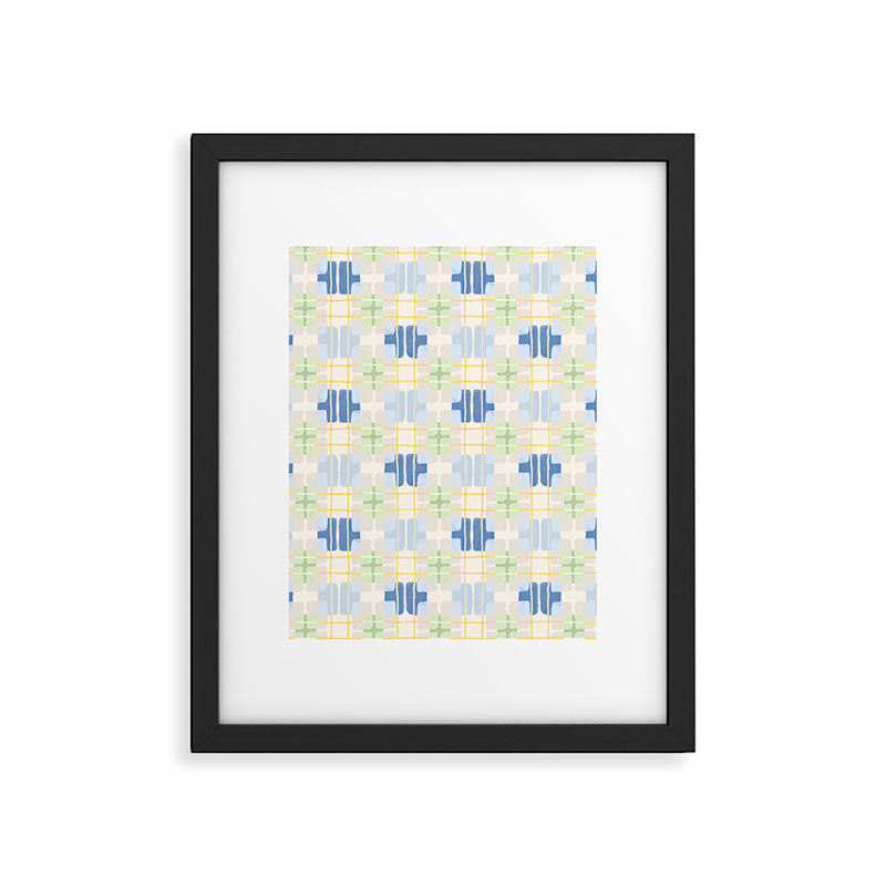 Geo handmade squares Framed Art Print Gallery Image 6