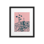 Green dinner Still Life Framed Art Print Gallery Image 5