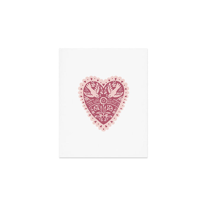Handmade Valentines heart Art Print Gallery Image 1