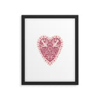 Handmade Valentines heart Framed Art Print Gallery Image 5
