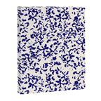 Mediterranean blue handmade floral Canvas Print Gallery Image 8