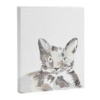 Minimalist Line Art Cat Canvas Print Gallery Image 6