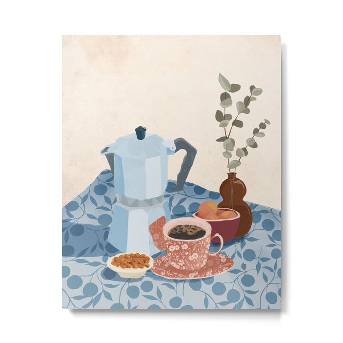 Morning coffee Metal Print Gallery Image 1