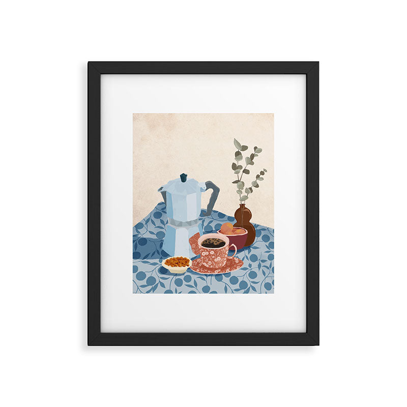Morning coffee Framed Art Print Gallery Image 5