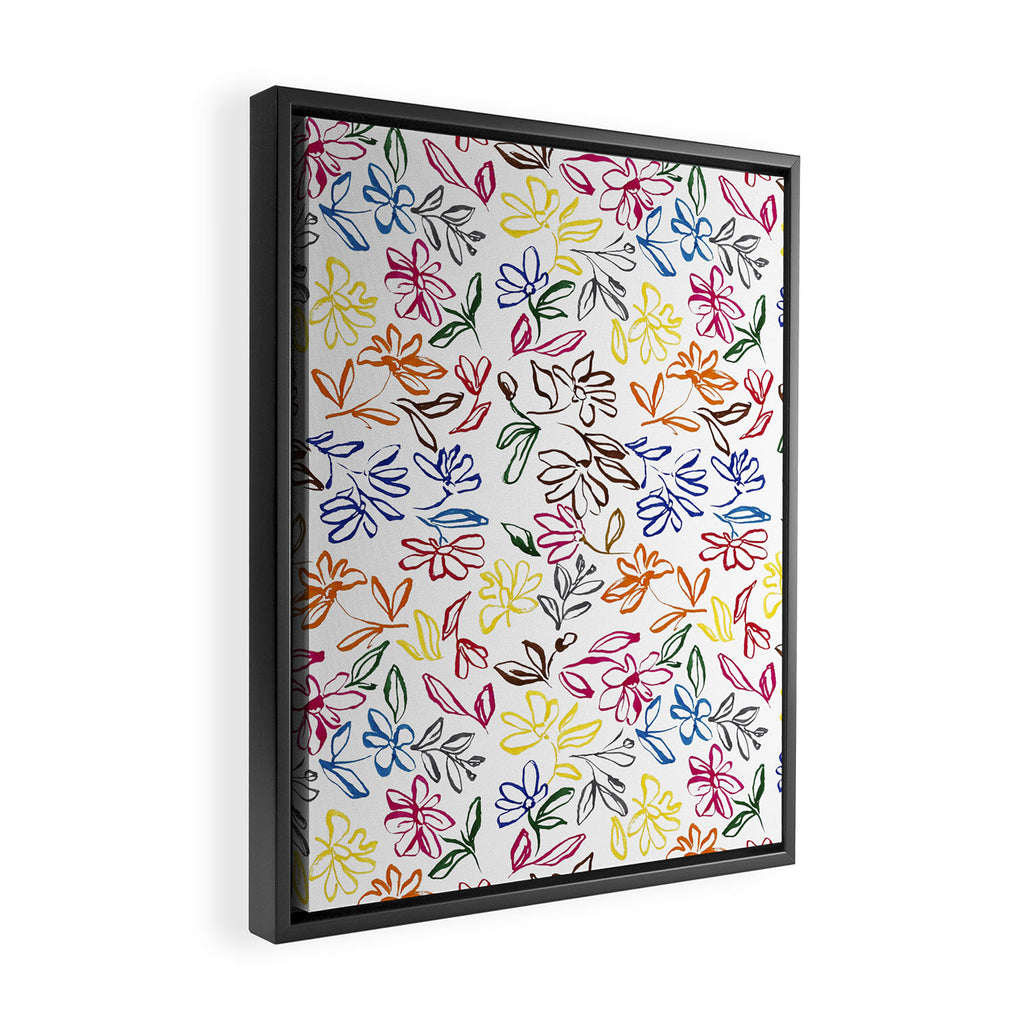 Picasso Dancing Flowers Framed Canvas Print Gallery Image 2