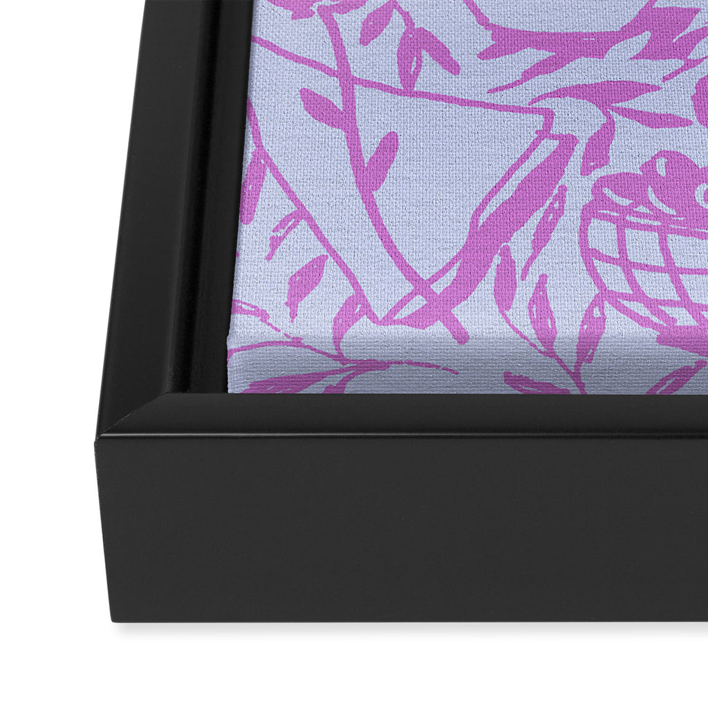 Pink Dinner Still Life Framed Canvas Print Gallery Image 3