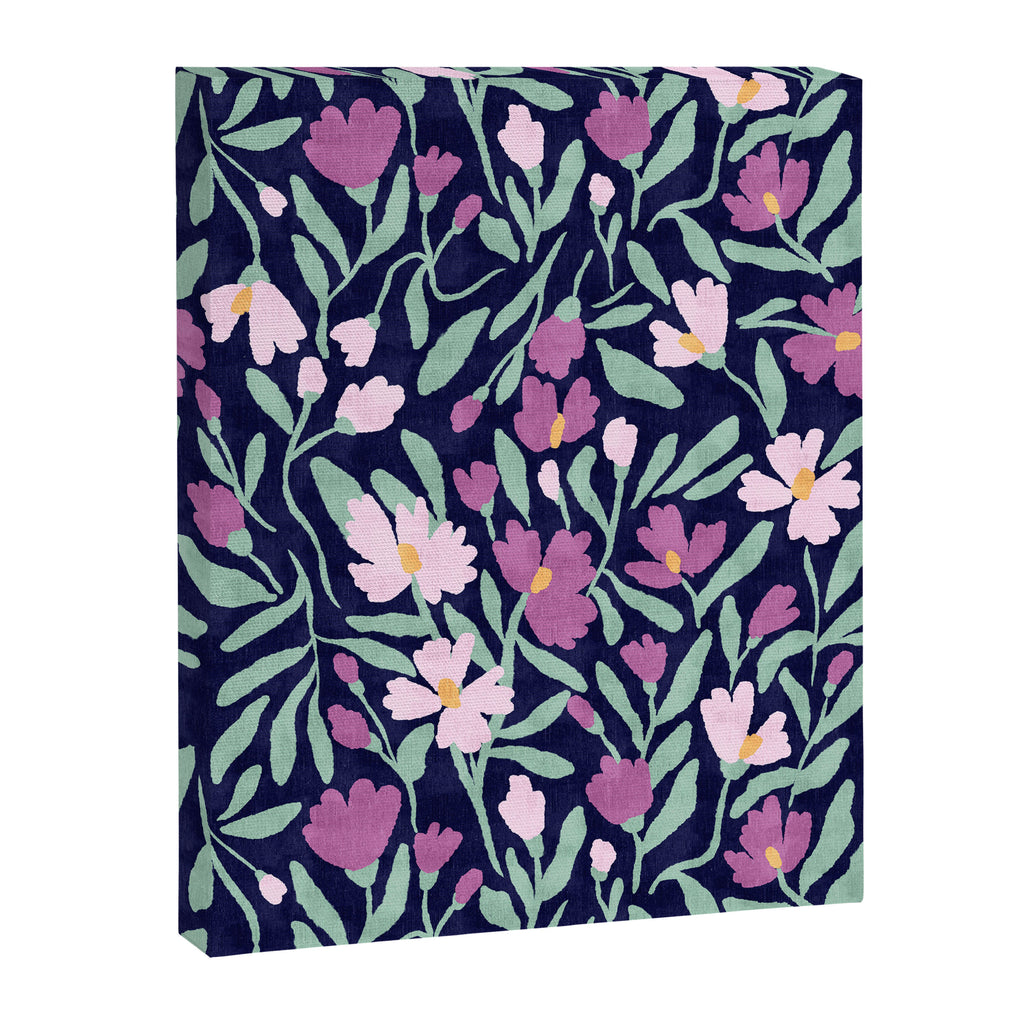 Pink Midnight Bloom Canvas Print Gallery Image 8