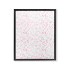 Pink romantic wildflowers Framed Canvas Print Gallery Image 8