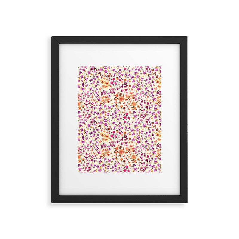 Pink summer blooming Framed Art Print Gallery Image 6