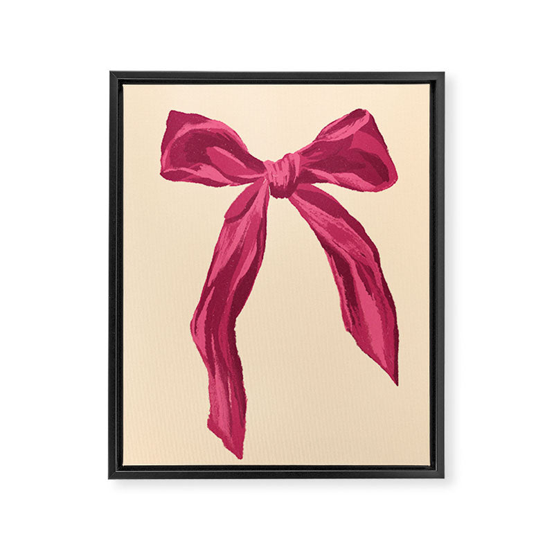 Romantic Bow Framed Canvas Print Gallery Image 6