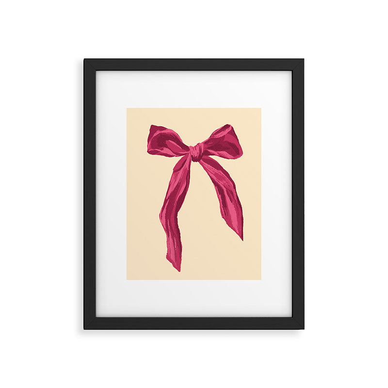 Romantic Bow Framed Art Print Gallery Image 5