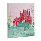 Sagrada familia- Landscape hand-painted Illustration Canvas Print Gallery Image 6