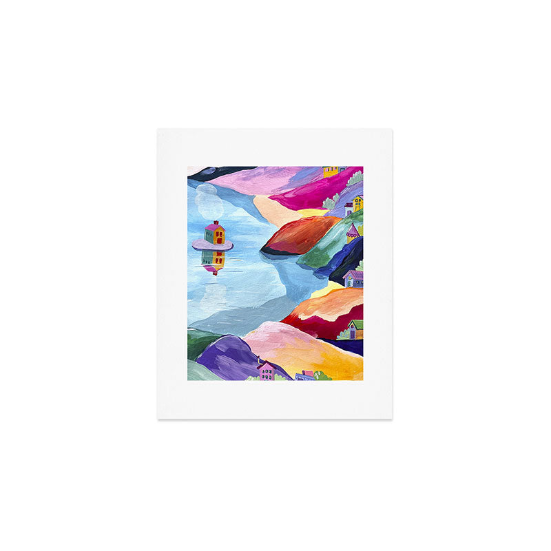 Water rainbow landscape  Art Print Gallery Image 1
