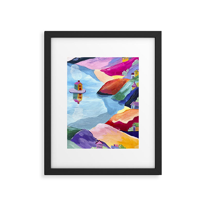 Water rainbow landscape  Framed Art Print Gallery Image 5