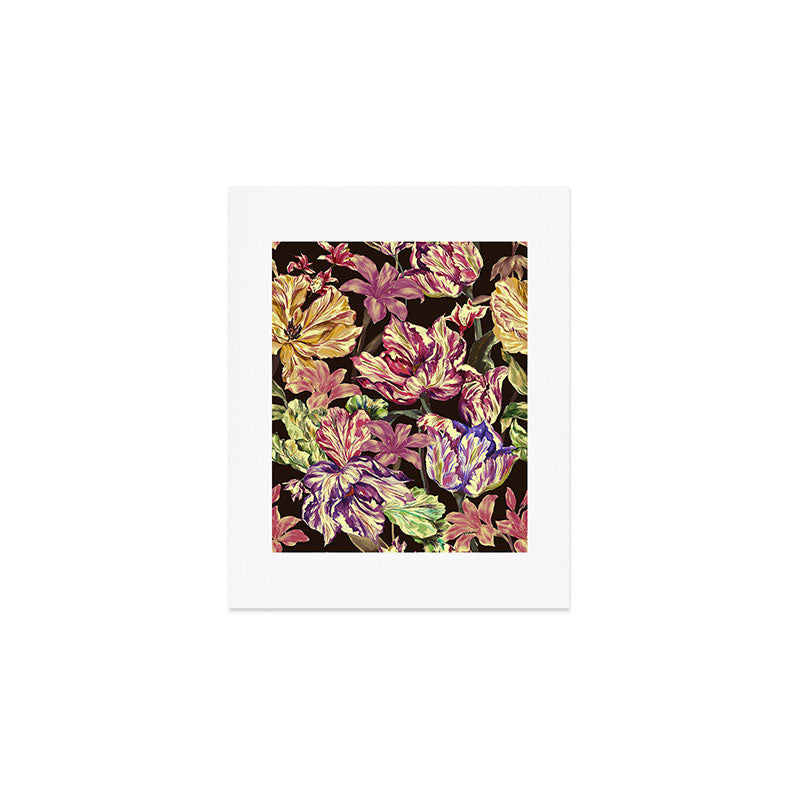 Watercolor Bloom in the Dark Art Print Gallery Image 1