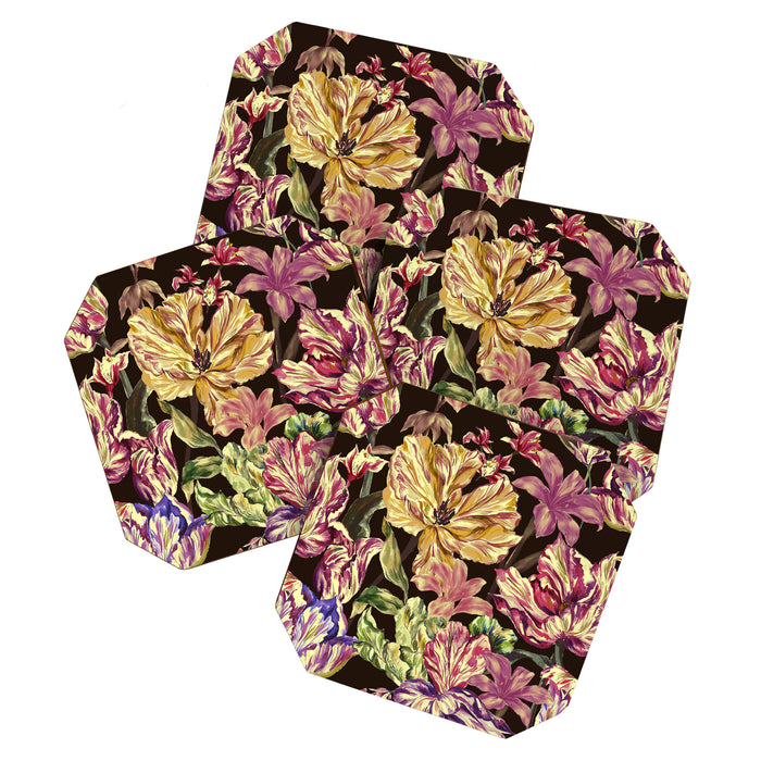 Watercolor Bloom in the Dark Coaster Gallery Image 1