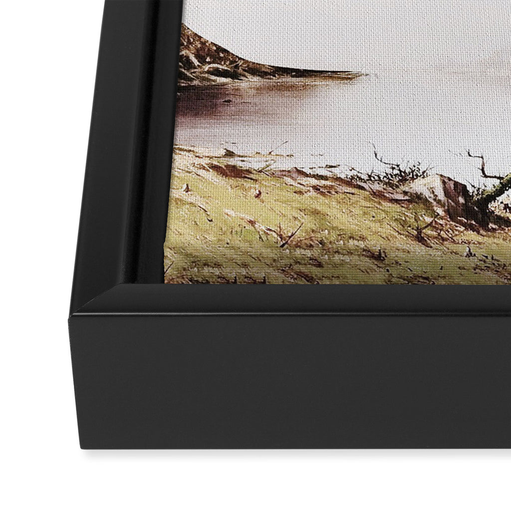Autumn Fox Framed Canvas Print Gallery Image 3
