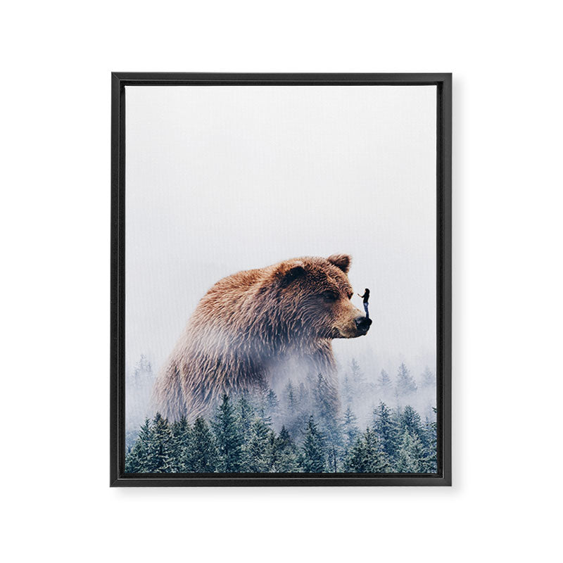 Beyond the Haze Framed Canvas Print Gallery Image 8