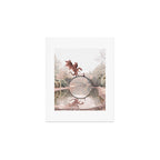 Dragon & Princess Art Print Gallery Image 1