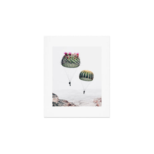 Flying Cacti Art Print Gallery Image 1