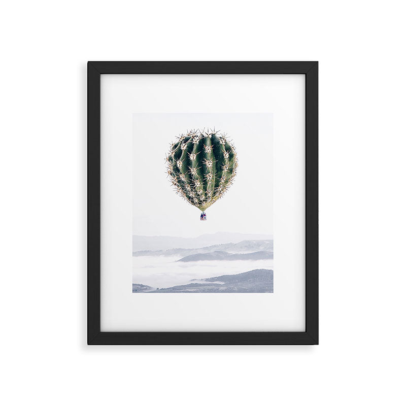 Flying Cactus Framed Art Print Gallery Image 6
