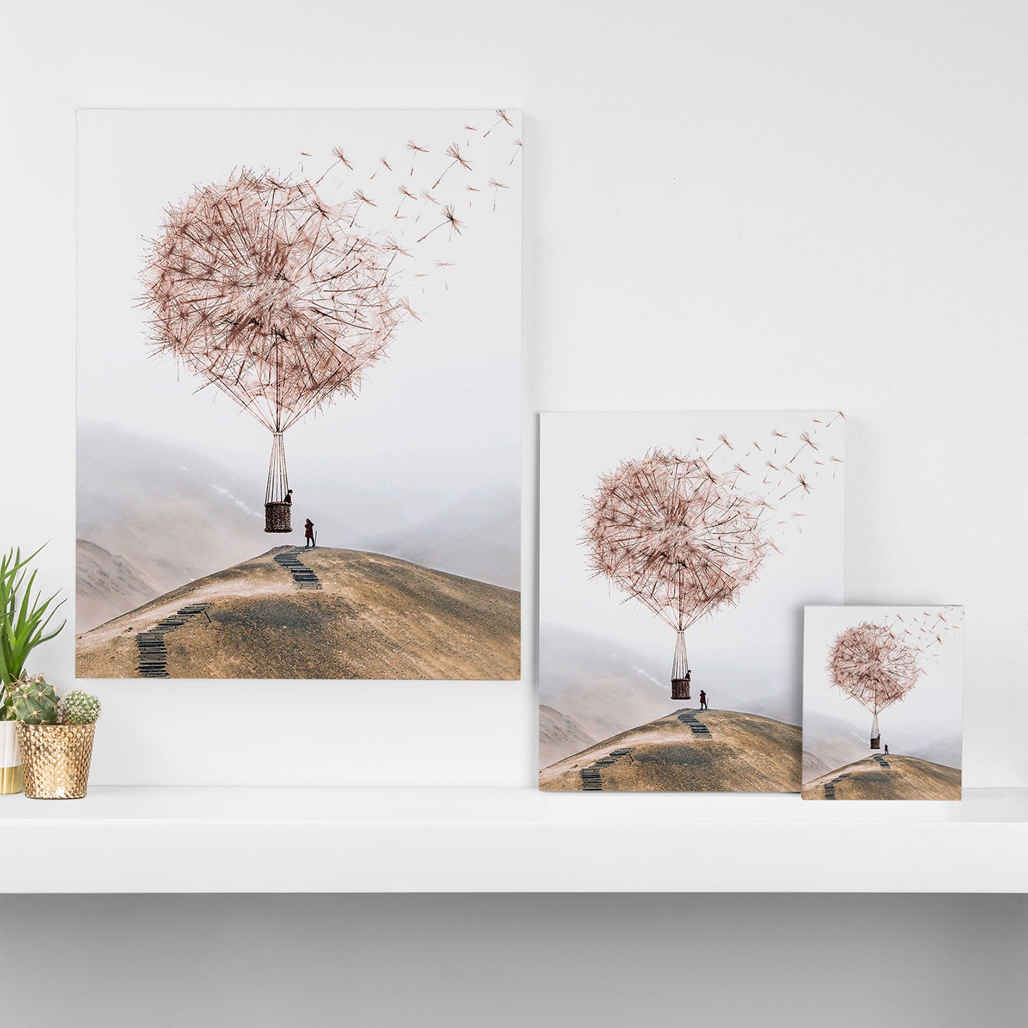 Flying Dandelion Canvas Print Gallery Image 3