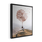 Flying Dandelion Framed Canvas Print Gallery Image 2