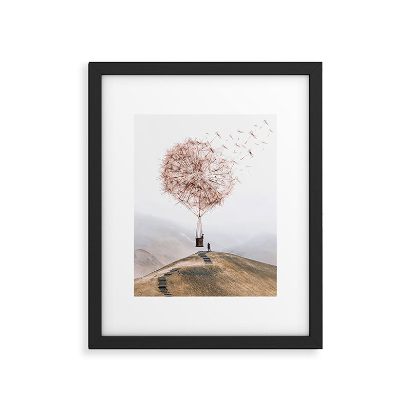 Flying Dandelion Framed Art Print Gallery Image 4