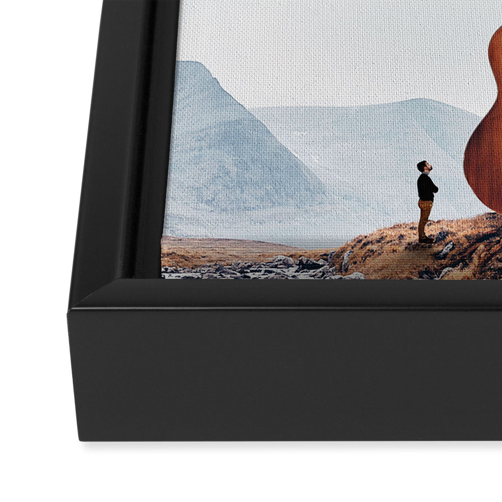 Guitar Tree Framed Canvas Print Gallery Image 3