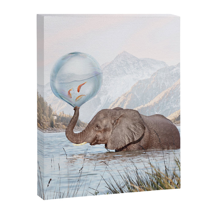 In a Bubble Canvas Print Gallery Image 1