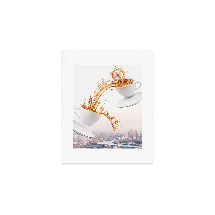 London in a Tea Cup Art Print Gallery Image 1