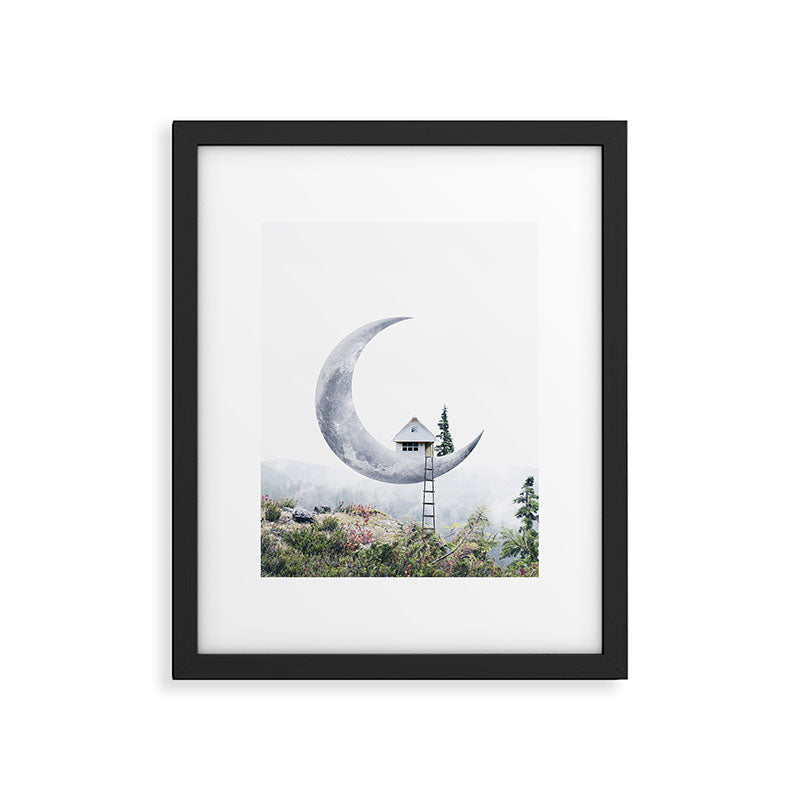 Moon House II Framed Art Print Gallery Image 5