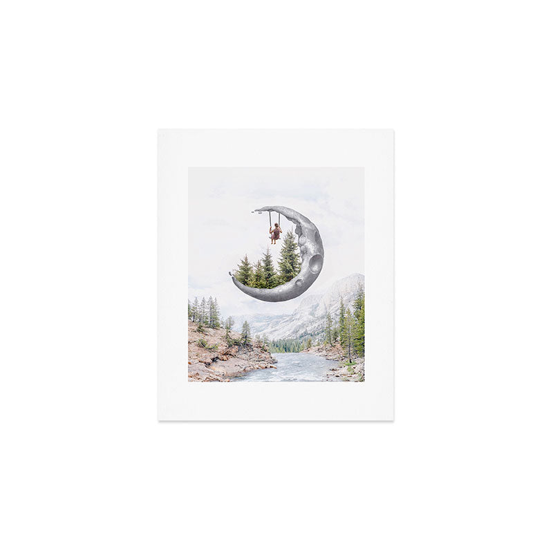 Moon Swing Art Print Gallery Image 1