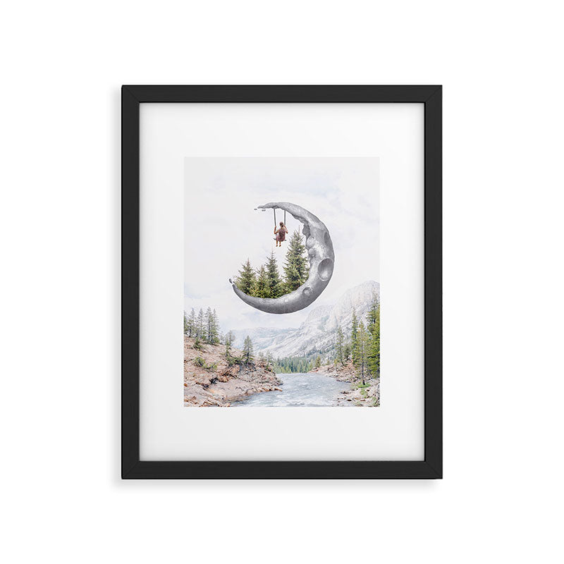 Moon Swing Framed Art Print Gallery Image 6