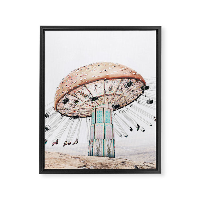 Mushroom Carousel Framed Canvas Print Gallery Image 1