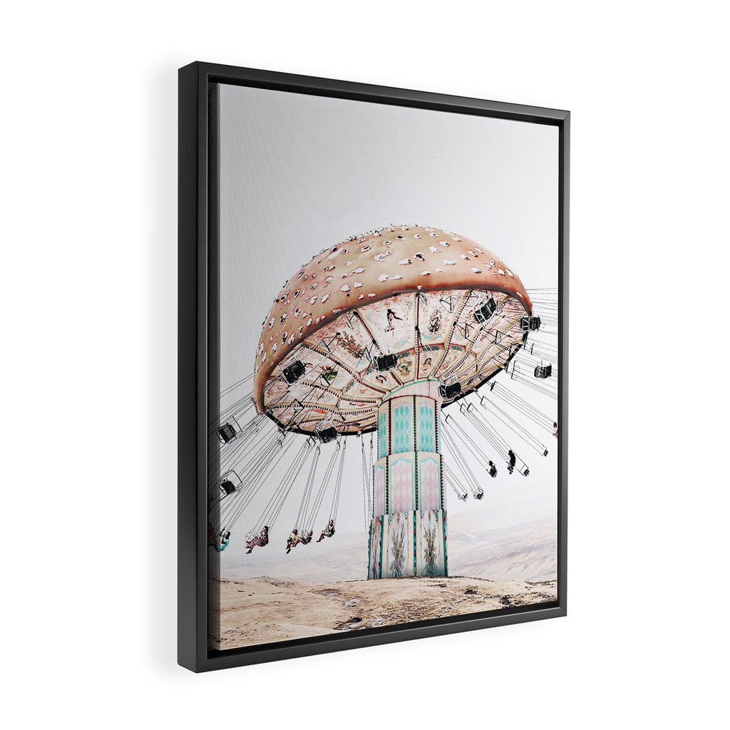 Mushroom Carousel Framed Canvas Print Gallery Image 2