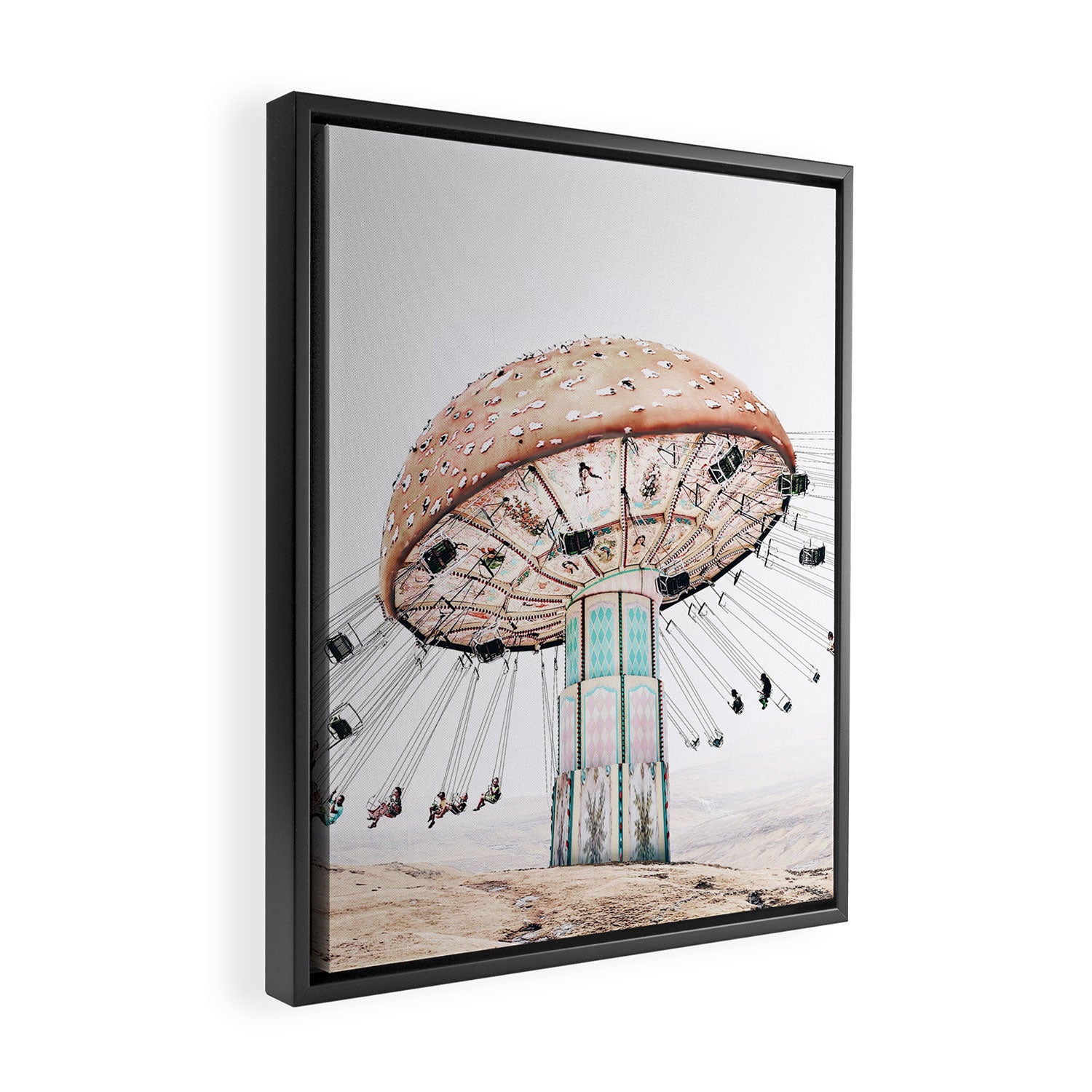 Mushroom Carousel Framed Canvas Print Gallery Image 2