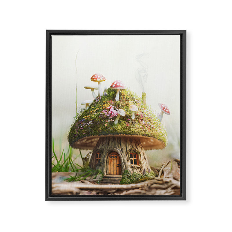 Mushroom House Framed Canvas Print Gallery Image 8