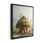 Mushroom House Framed Canvas Print Gallery Image 2