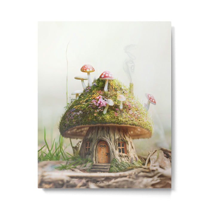 Mushroom House Metal Print Gallery Image 1
